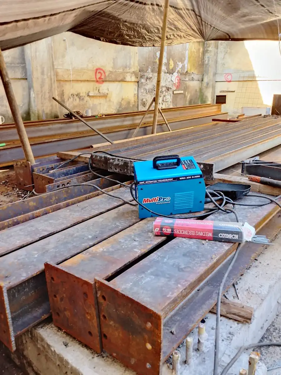proses fabrkasi dan welding